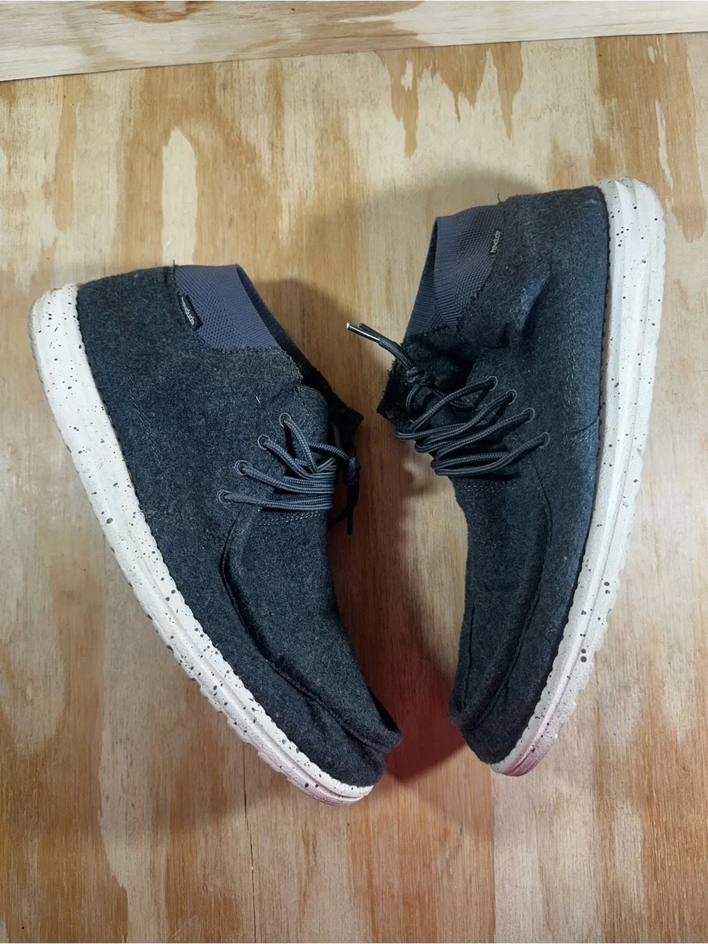 Hey Dude Wayne Dark Gray Chukka Boots Men’s Size 12